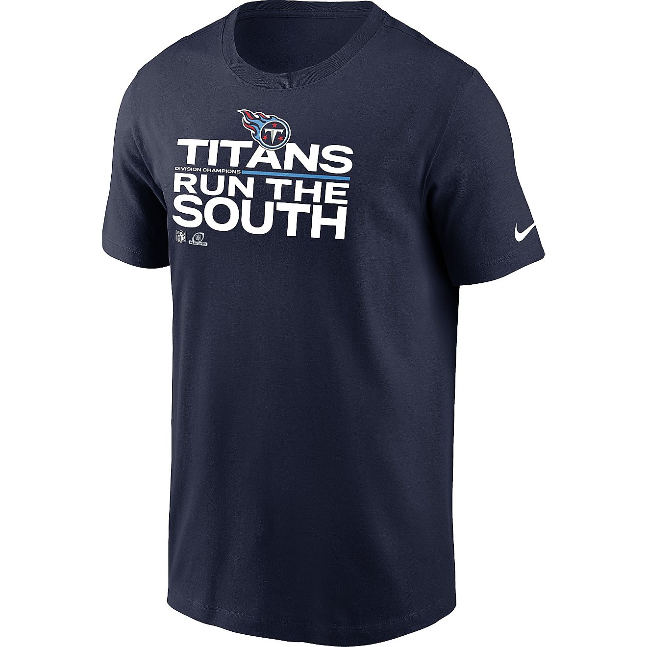 Nike Men's Tennessee Titans 2021 Division Champs Trophy Collection Short Sleeve T-shirt                                          - view number 1