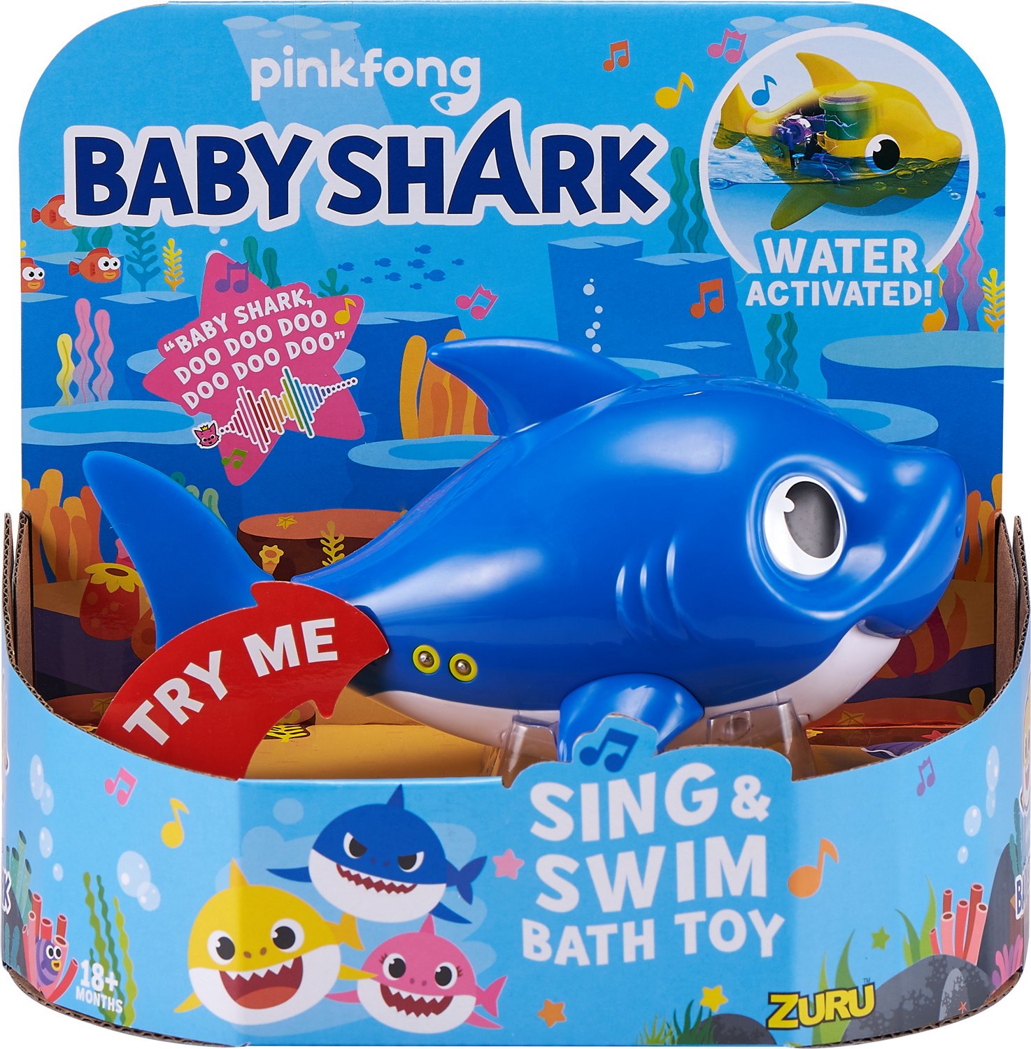 Zuru Robotic Baby Shark Water Toys 3Pack Academy