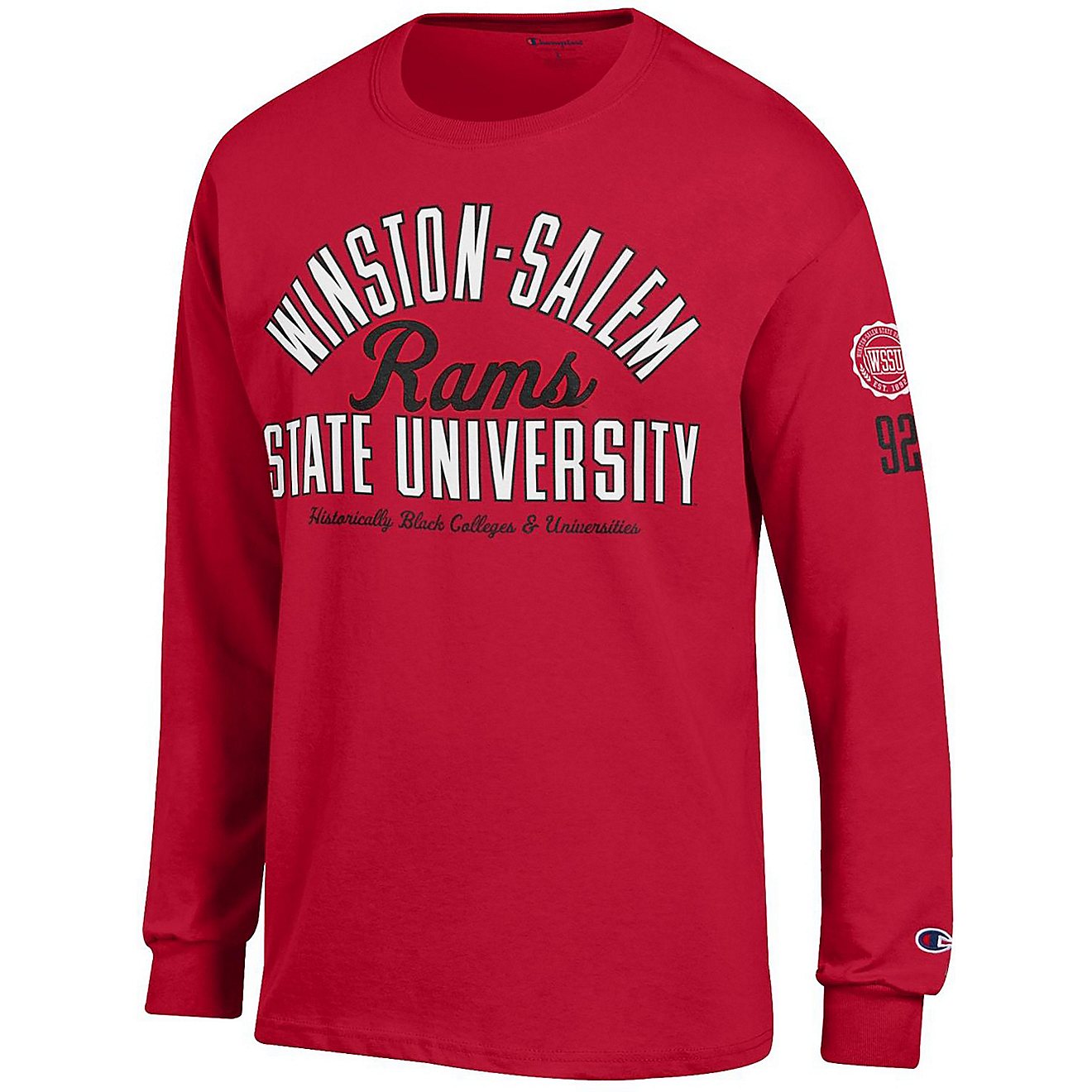 Champion Men's Winston-Salem State University Team Arch Hit Long Sleeve T-shirt                                                  - view number 1