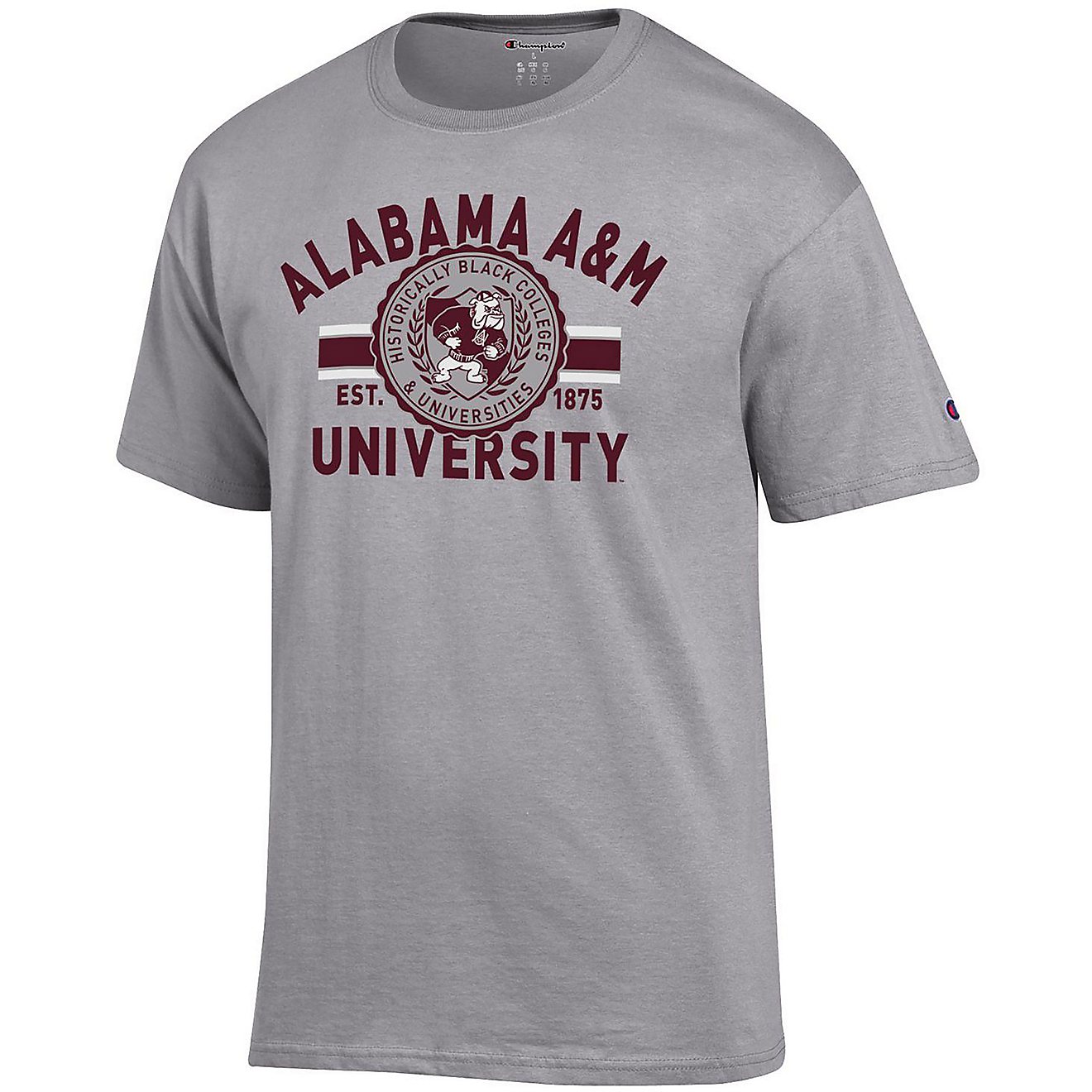 Champion Men's Alabama A&M University Team Arch T-shirt                                                                          - view number 1