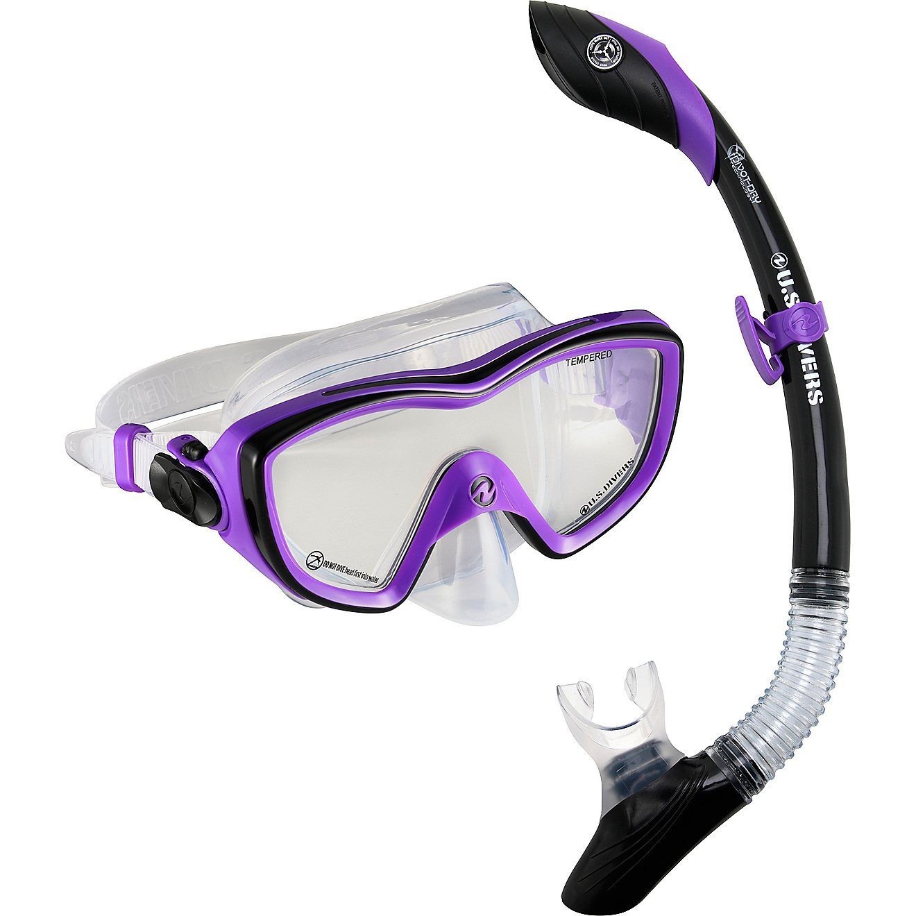 U.S. Divers Women's DIVA LX Snorkel and Mask Combo                                                                               - view number 1
