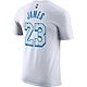 Nike Men's Los Angeles Lakers LeBron James City Edition Jersey T-shirt                                                           - view number 1 image