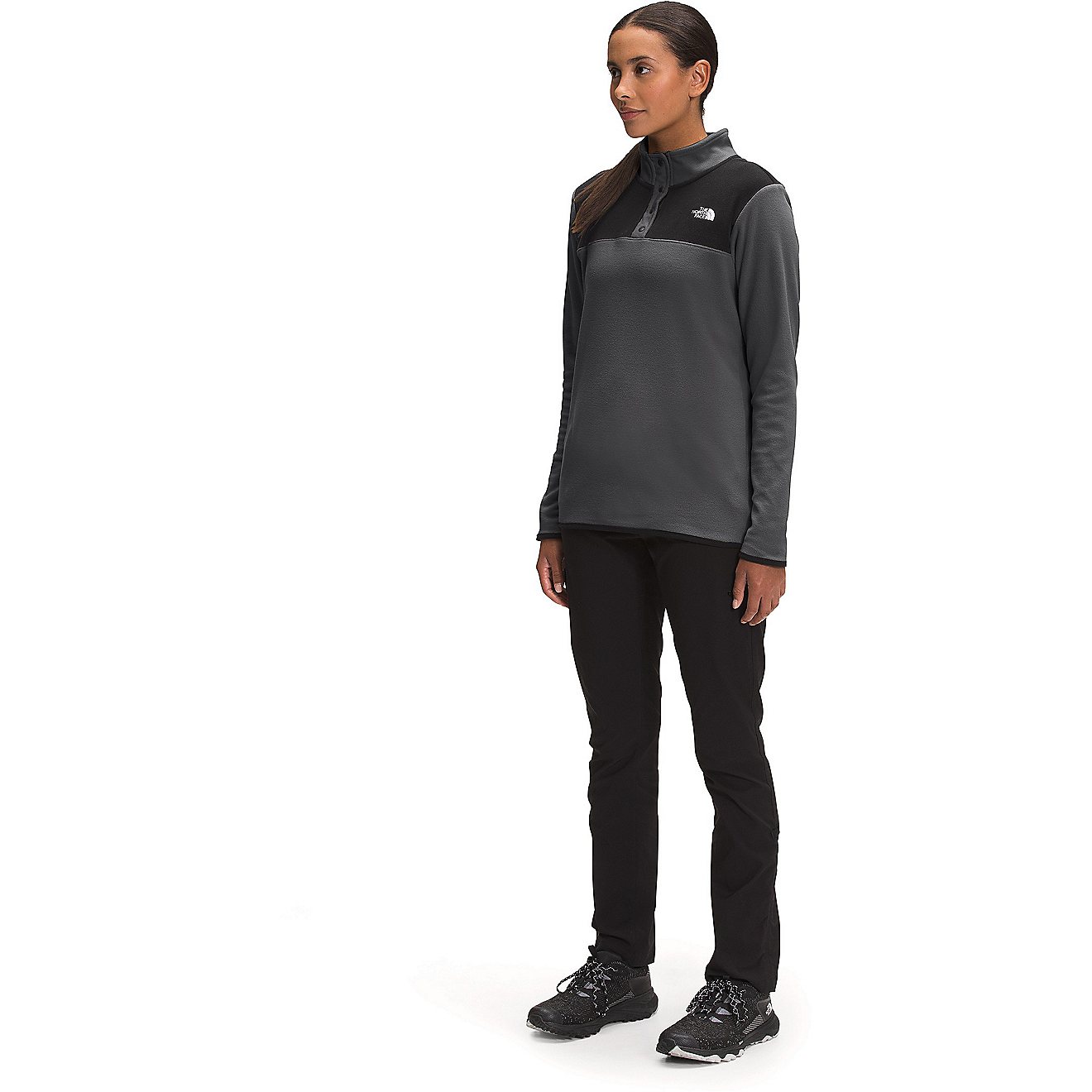 The North Face Women's TKA Glacier Snap Neck Pullover                                                                            - view number 3