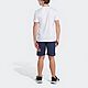 adidas Boys’ AEROREADY Elastic Waistband Big Logo Shorts                                                                       - view number 2 image