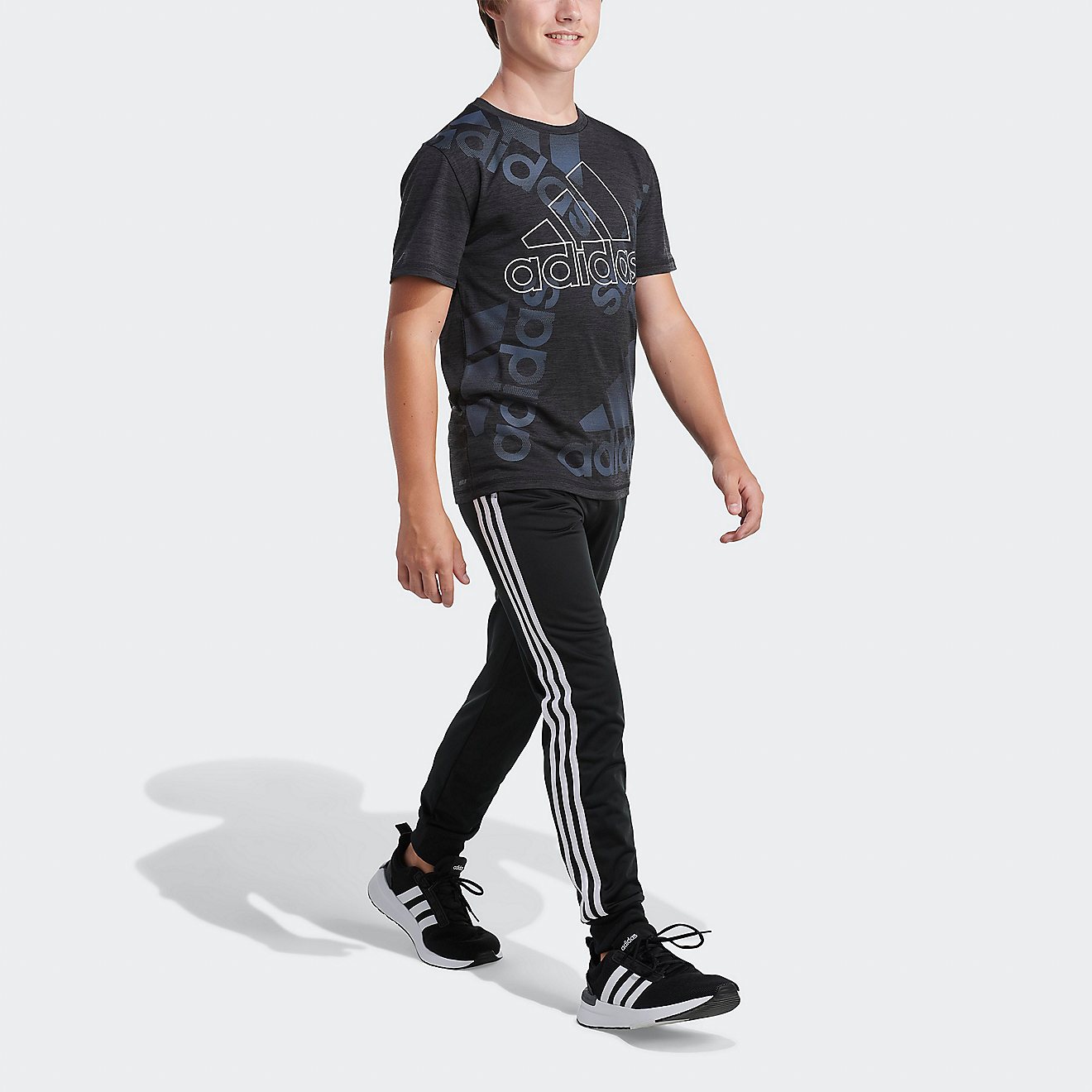 adidas Boys' BOS Toss Graphic Short Sleeve T-shirt                                                                               - view number 4