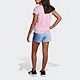 adidas Girls' Ombre Woven Shorts                                                                                                 - view number 2 image