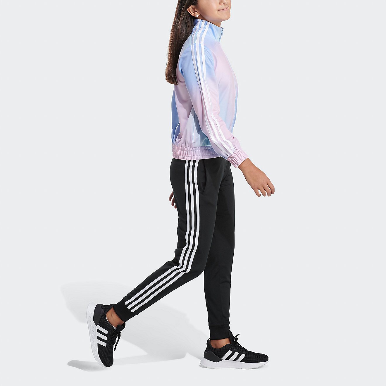 adidas Girls' Glow Tricot AOP Jacket                                                                                             - view number 3