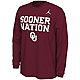 Nike Men's University of Oklahoma Jordan Mantra Long Sleeve Graphic T-shirt                                                      - view number 1 image