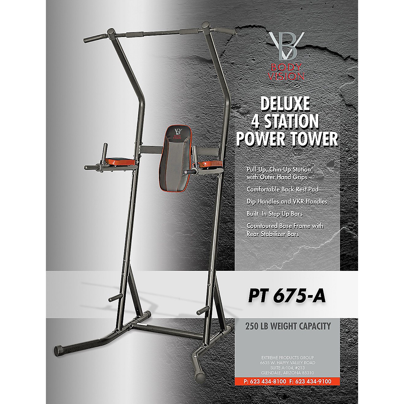 Body Vision Deluxe 4 Station Power Tower                                                                                         - view number 4