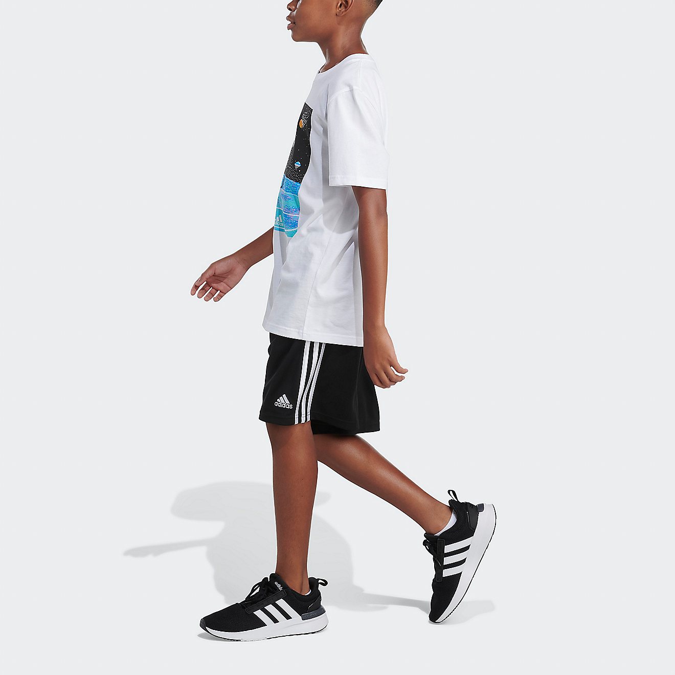 adidas Boys' Game On Graphic Short Sleeve T-shirt                                                                                - view number 4