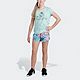 adidas Girls' Allover Print Woven Shorts                                                                                         - view number 1 image