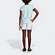 adidas Girls' Gradient 3S Mesh Shorts                                                                                            - view number 2 image