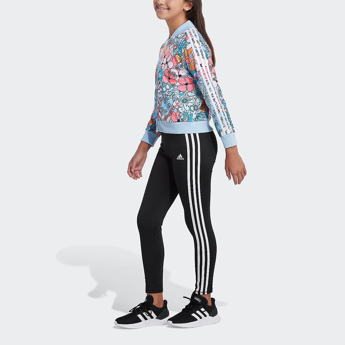 adidas Girls' Print Tricot 22 Jacket                                                                                             - view number 3