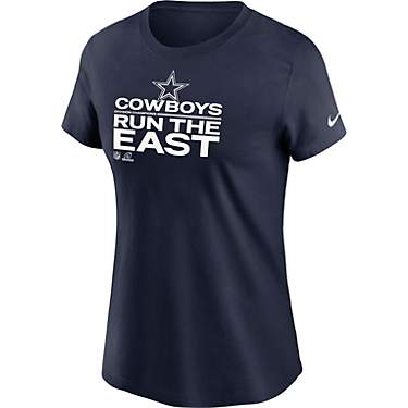 Nike Women's Dallas Cowboys 2021 Division Champs Trophy Collection Short Sleeve T-shirt                                         