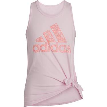 adidas Girls' Tie Front 22 Graphic Tank Top                                                                                     