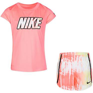 Nike Girls’ 4-7 Sprinter T-shirt and Shorts Set                                                                               