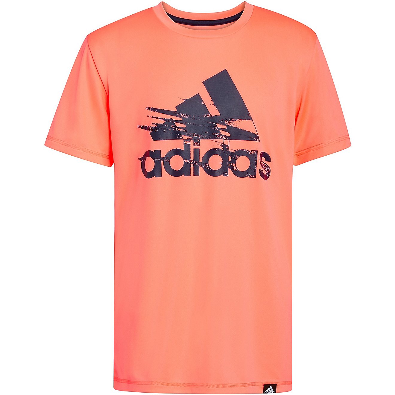 adidas Boys’ Glitchy AEROREADY Badge of Sport T-shirt                                                                          - view number 5