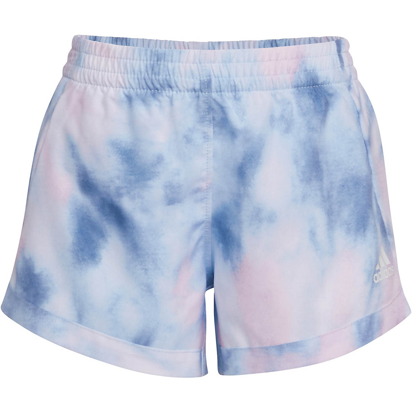 adidas Girls' Allover Print Woven Shorts                                                                                         - view number 1