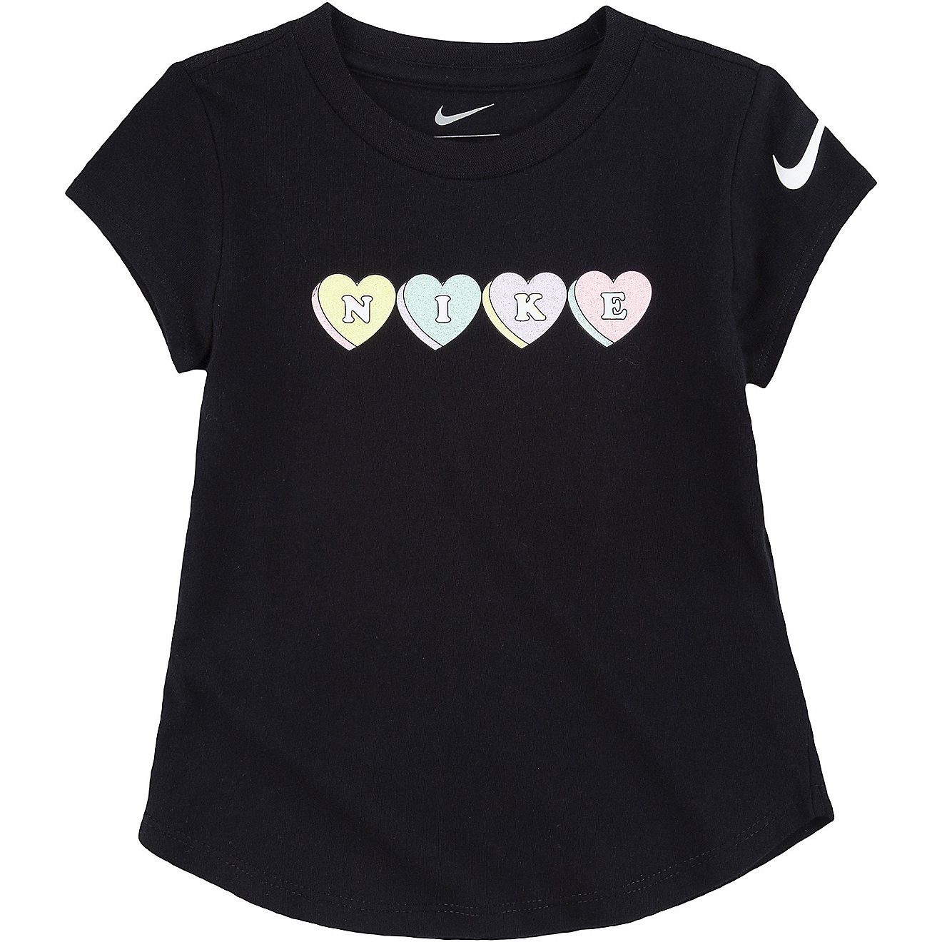 Nike Toddler Girls’ Sweet Hearts Valentines T-shirt                                                                            - view number 1
