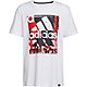 adidas Boys’ Brushed Badge of Sport T-shirt                                                                                    - view number 5 image