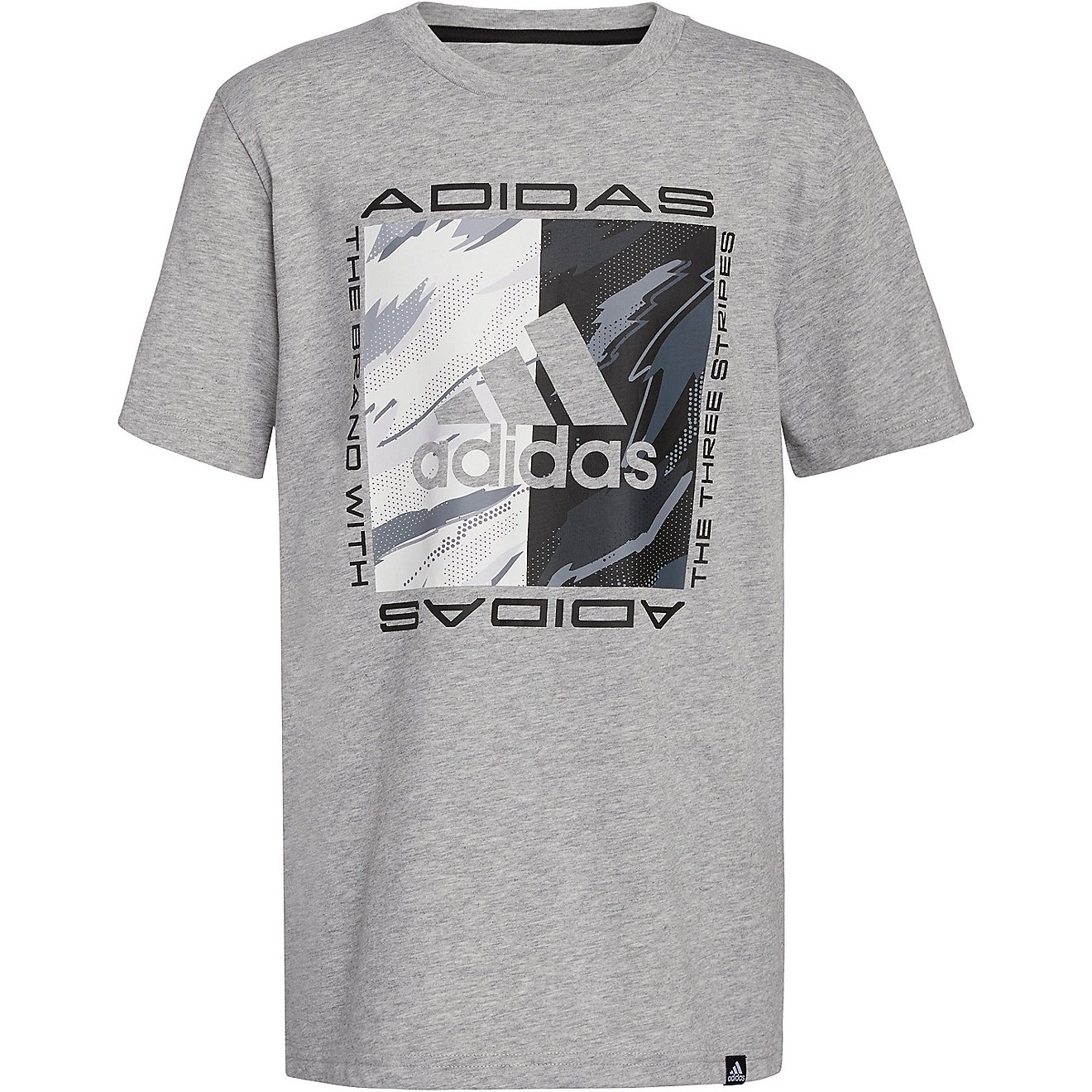 adidas Boys' Tiger Camo Sport Graphic Short Sleeve T-shirt                                                                       - view number 5