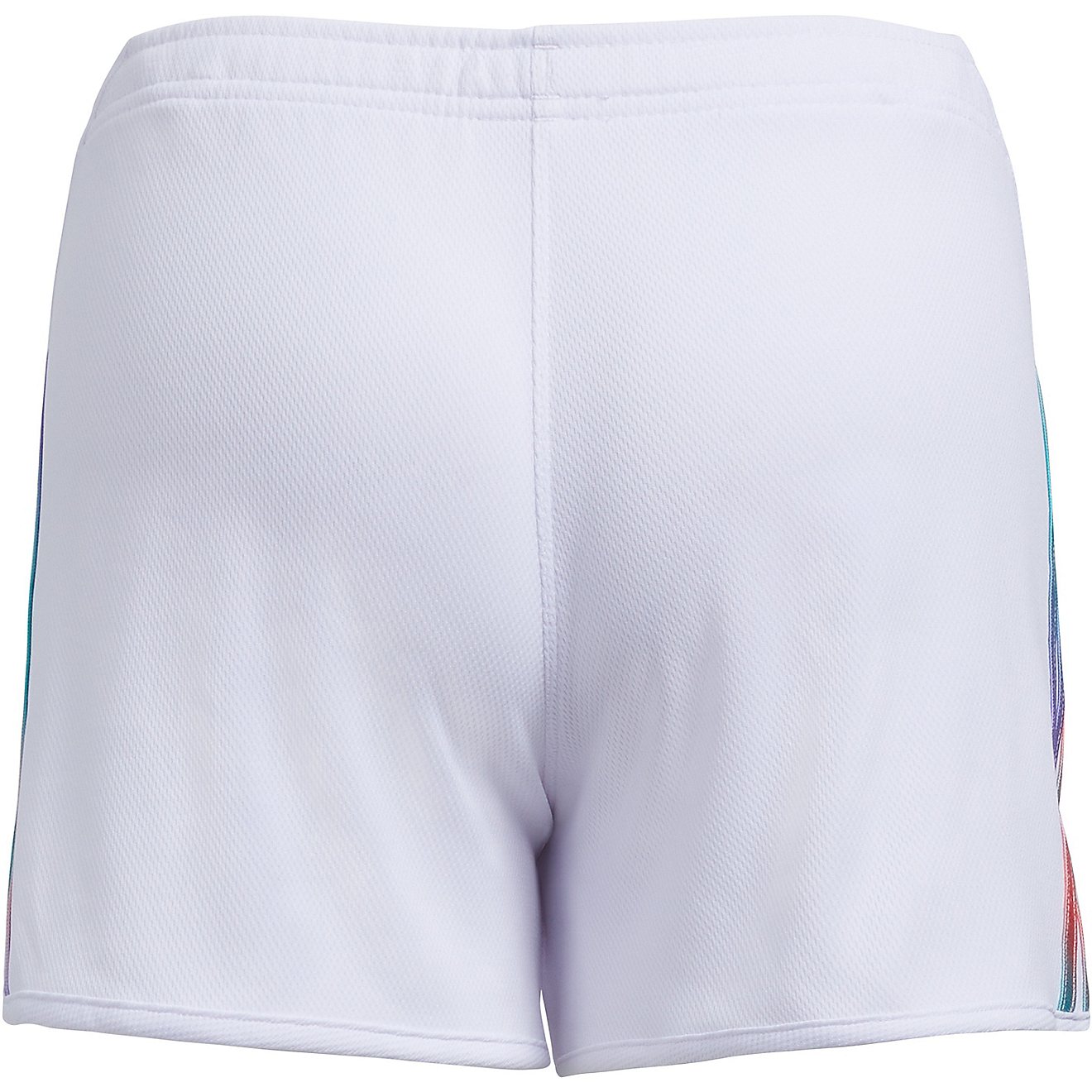 adidas Girls' Gradient 3S Mesh Shorts                                                                                            - view number 6