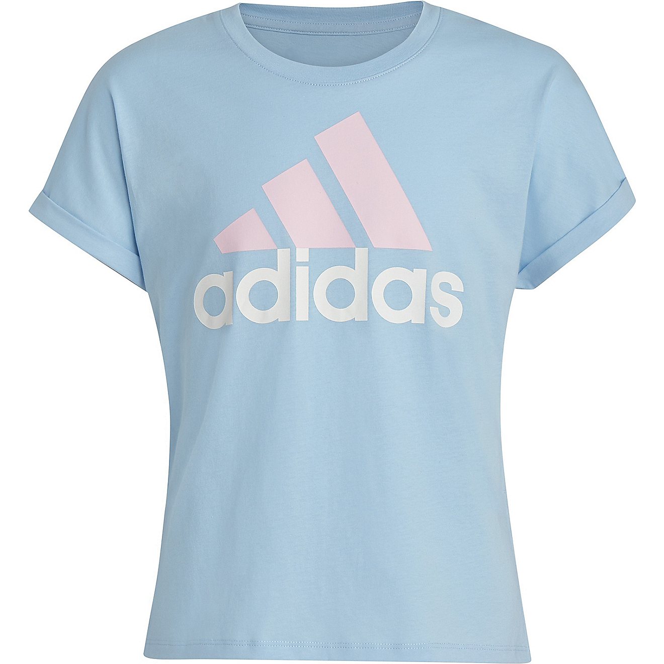 adidas Girls' Dolman Waist Short Sleeve T-shirt                                                                                  - view number 1