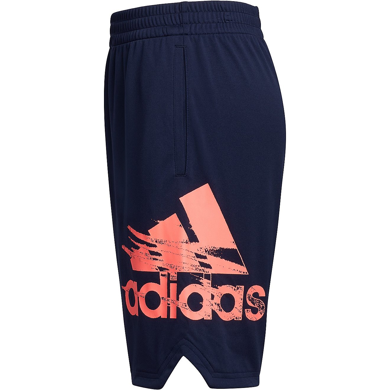 adidas Boys’ AEROREADY Elastic Waistband Big Logo Shorts                                                                       - view number 7
