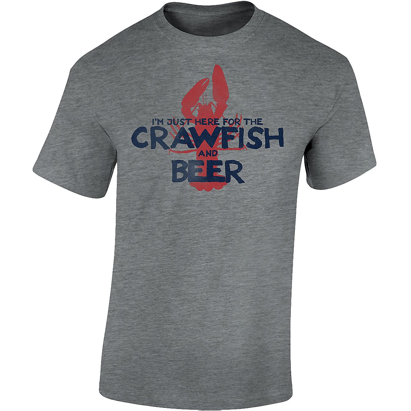 Academy Sports + Outdoors Men’s Born on the Bayou Crawfish T-shirt                                                             - view number 1