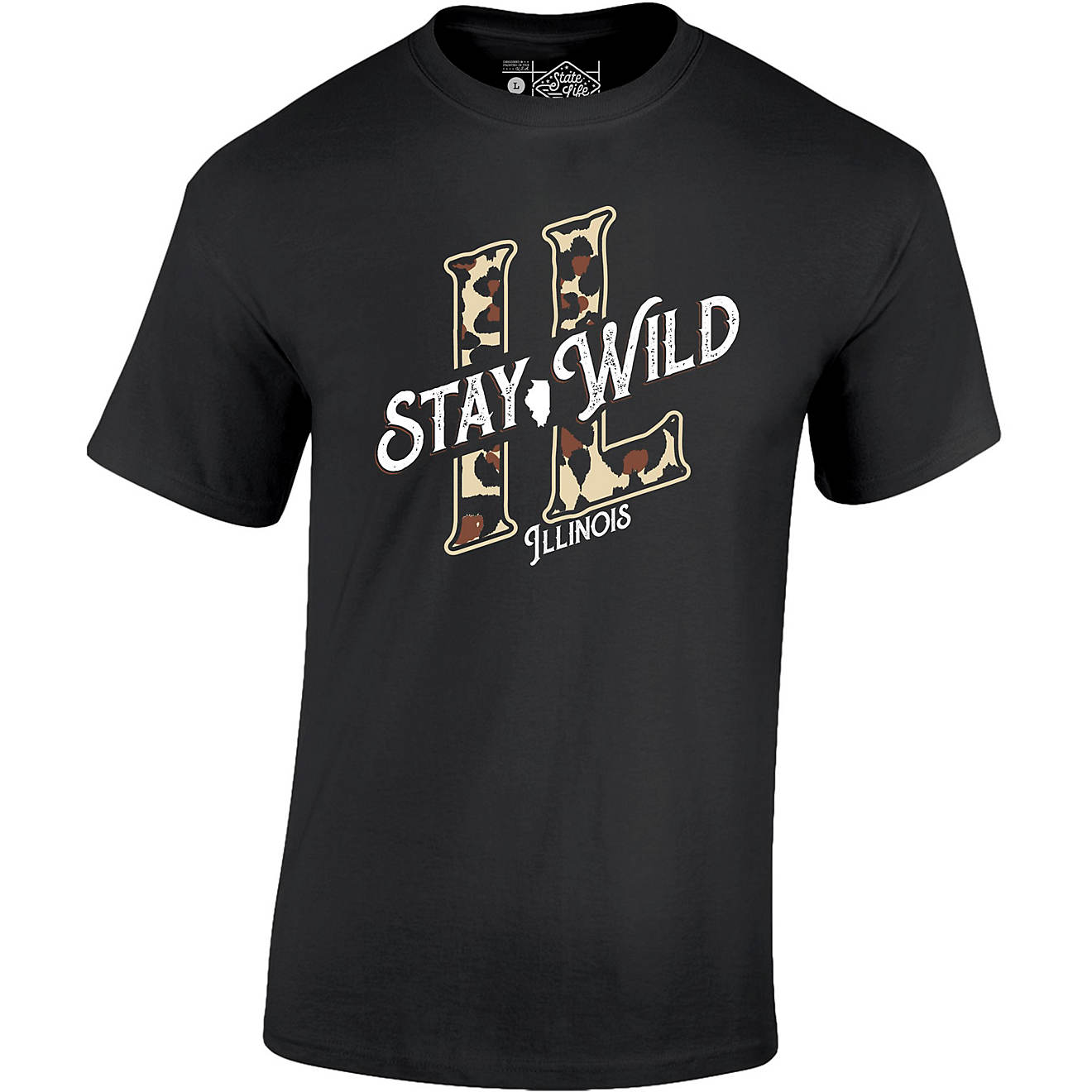 State Life Women's Illinois Stay Wild T-shirt                                                                                    - view number 1