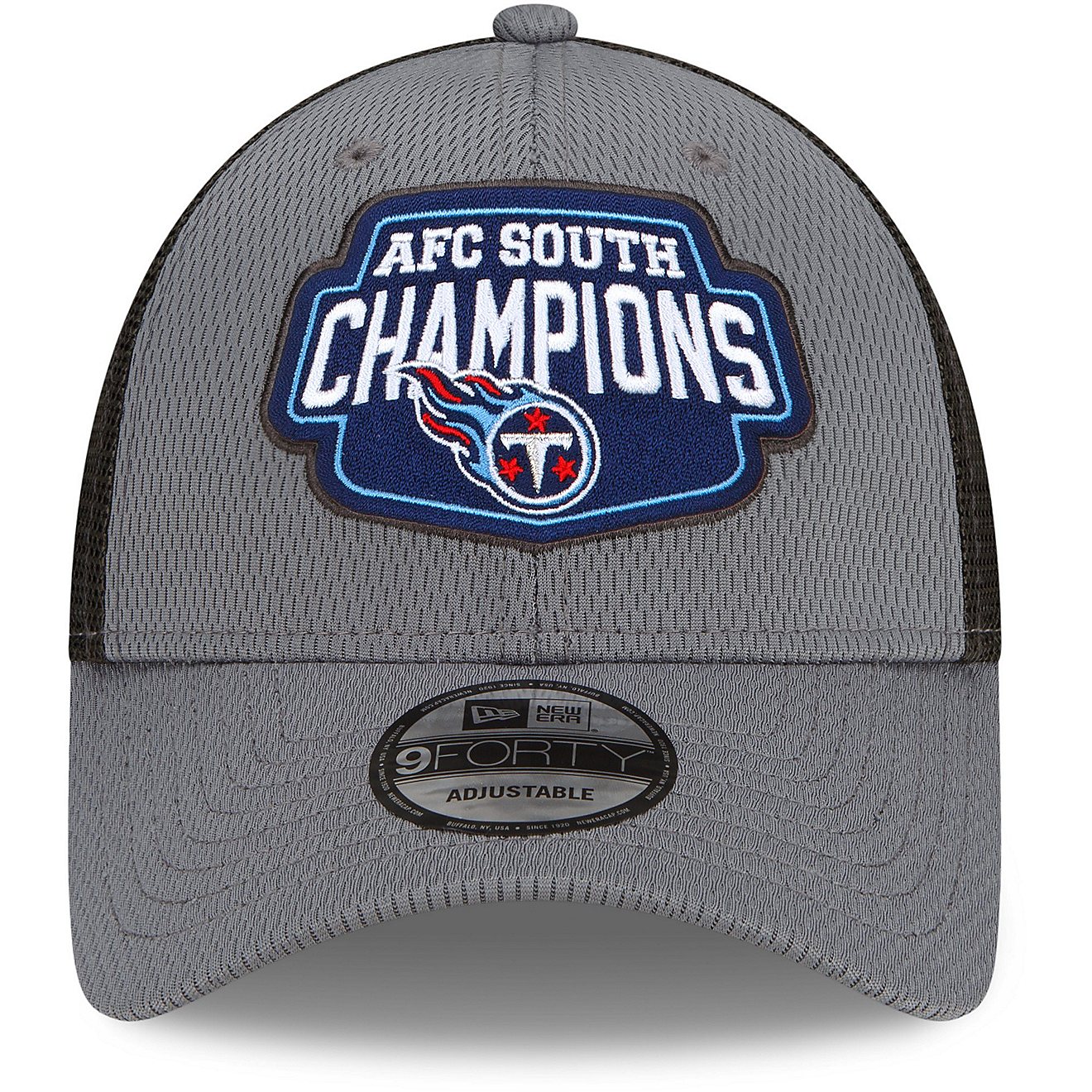 New Era Men's Tennessee Titans '21 NFL Division Champs Locker Room 9FORTY Cap                                                    - view number 3