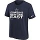 Nike Boys’ Dallas Cowboys ’21 Division Champs Trophy Collection Graphic T-shirt                                              - view number 1 image
