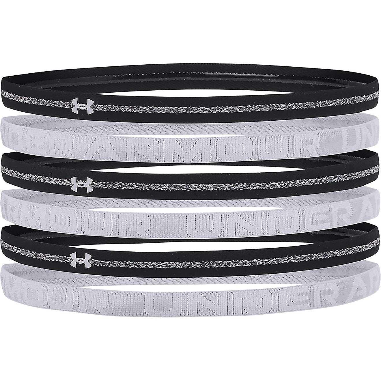 Under Armour Women's Heather Mini Headbands 6-Pack                                                                               - view number 1