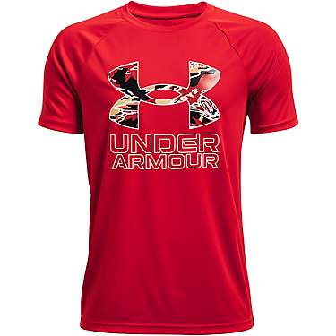 Under Armour Boys' UA Tech Hybrid Printed T-shirt                                                                               
