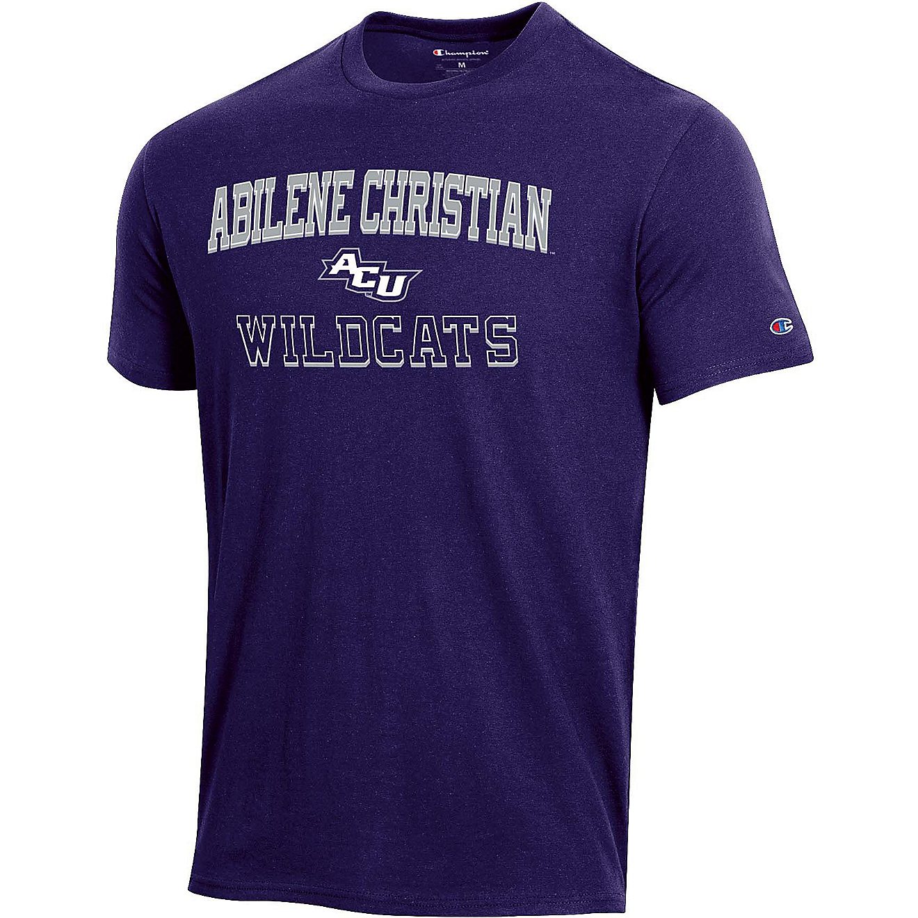 Champion Men's Abilene Christian University Team Arch Short Sleeve T-shirt                                                       - view number 1