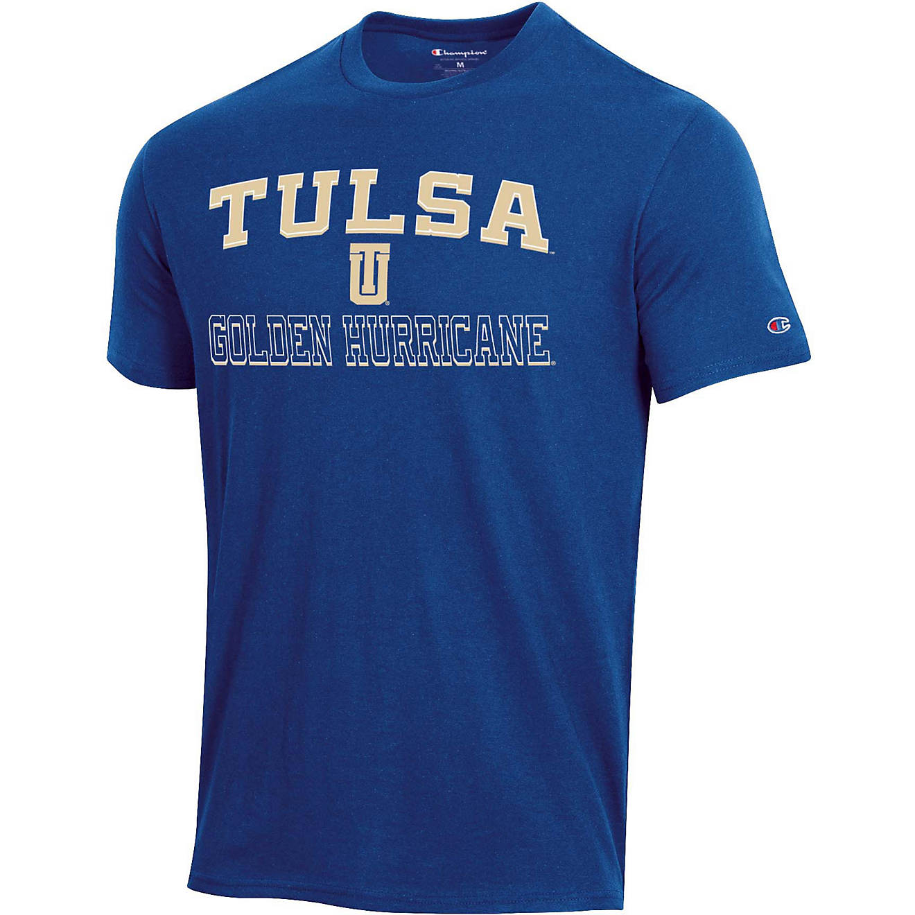 Champion Men's University of Tulsa Team Arch T-shirt                                                                             - view number 1
