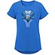 Outerstuff Girls' Oklahoma City Thunder Heart Dunk Short Sleeve Dolman T-shirt                                                   - view number 1 image