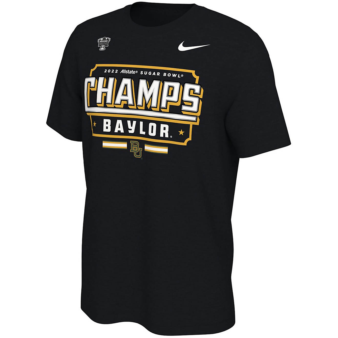 Nike Men’s Baylor University 2021 Sugar Bowl Champs Locker Room T-shirt                                                        - view number 1