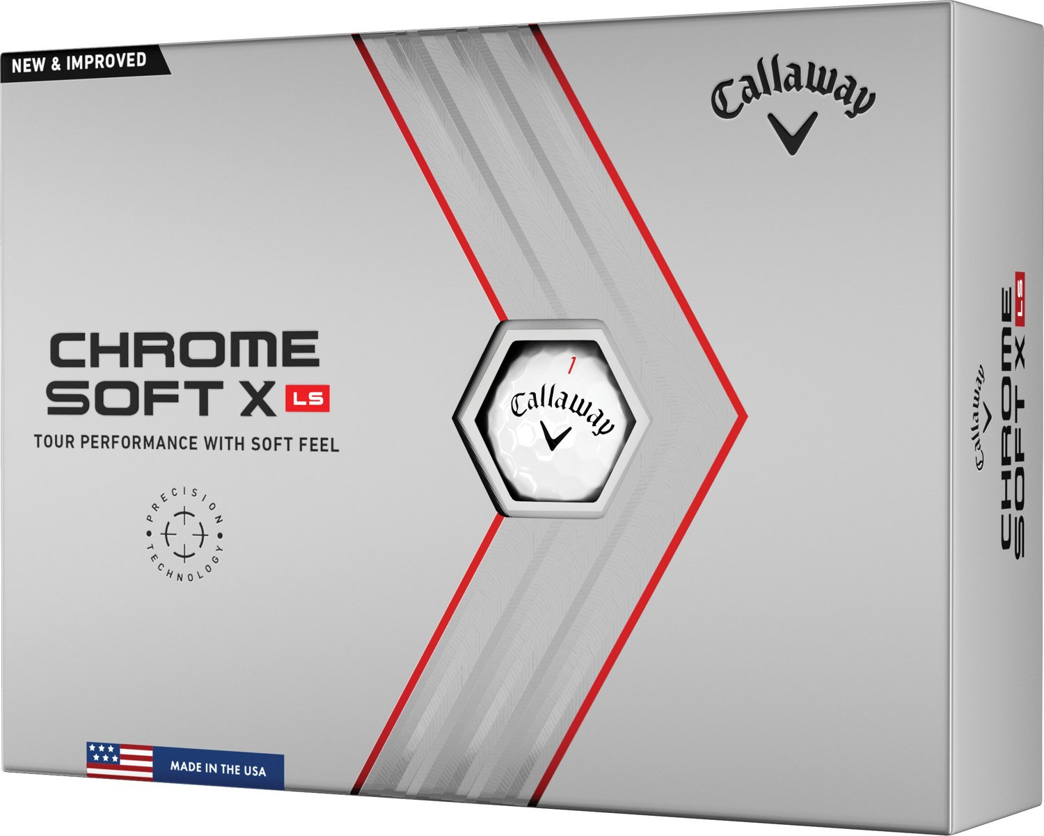 Callaway Chrome Soft X LS Golf Balls 12pk White