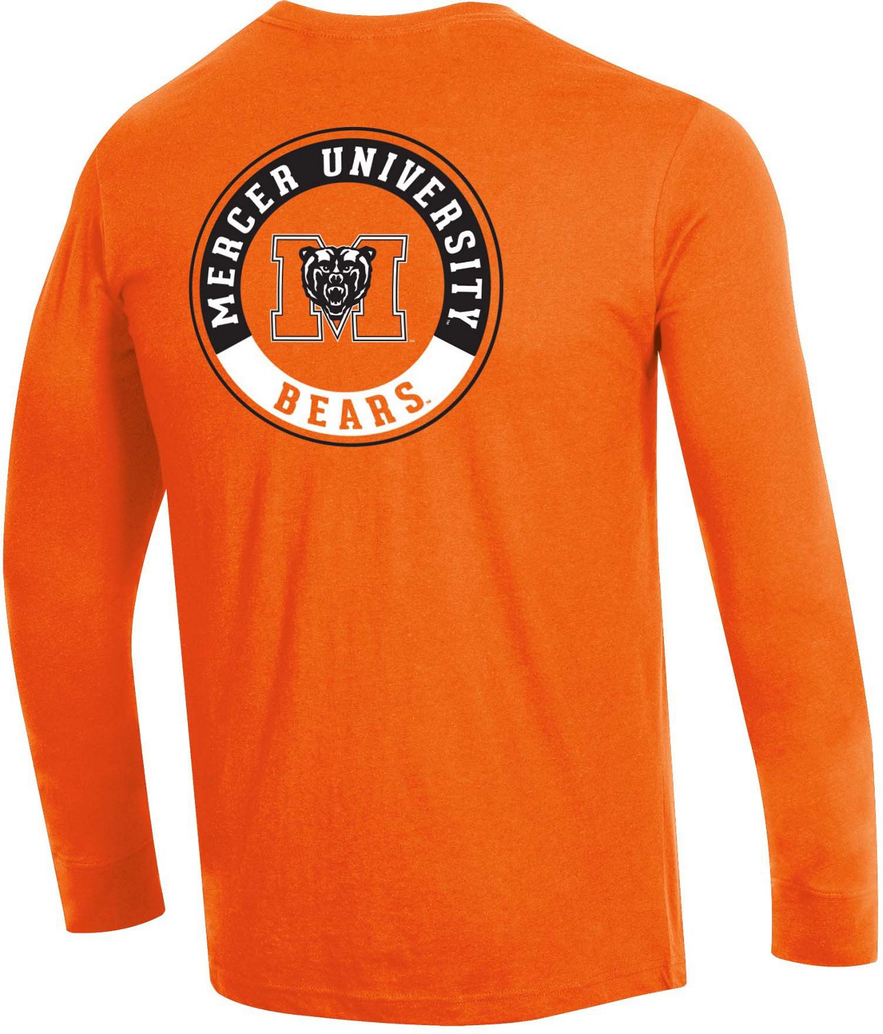 Champion Men's Mercer University Mascot Sleeve Hit Long Sleeve T-shirt ...