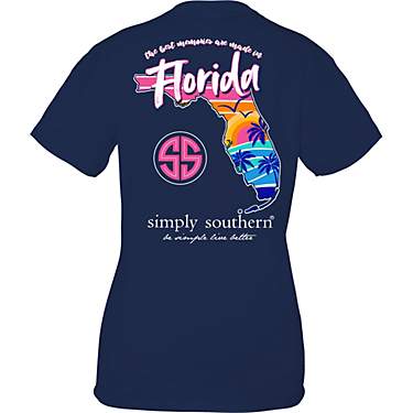Simply Southern Women's Florida State Sunset Graphic T-shirt                                                                    