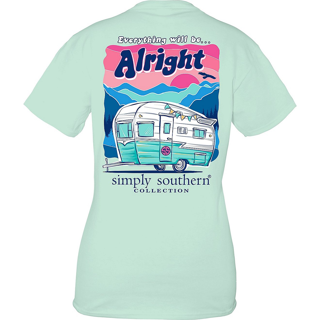 Simply Southern Women's Alright Camper Graphic T-shirt                                                                           - view number 1