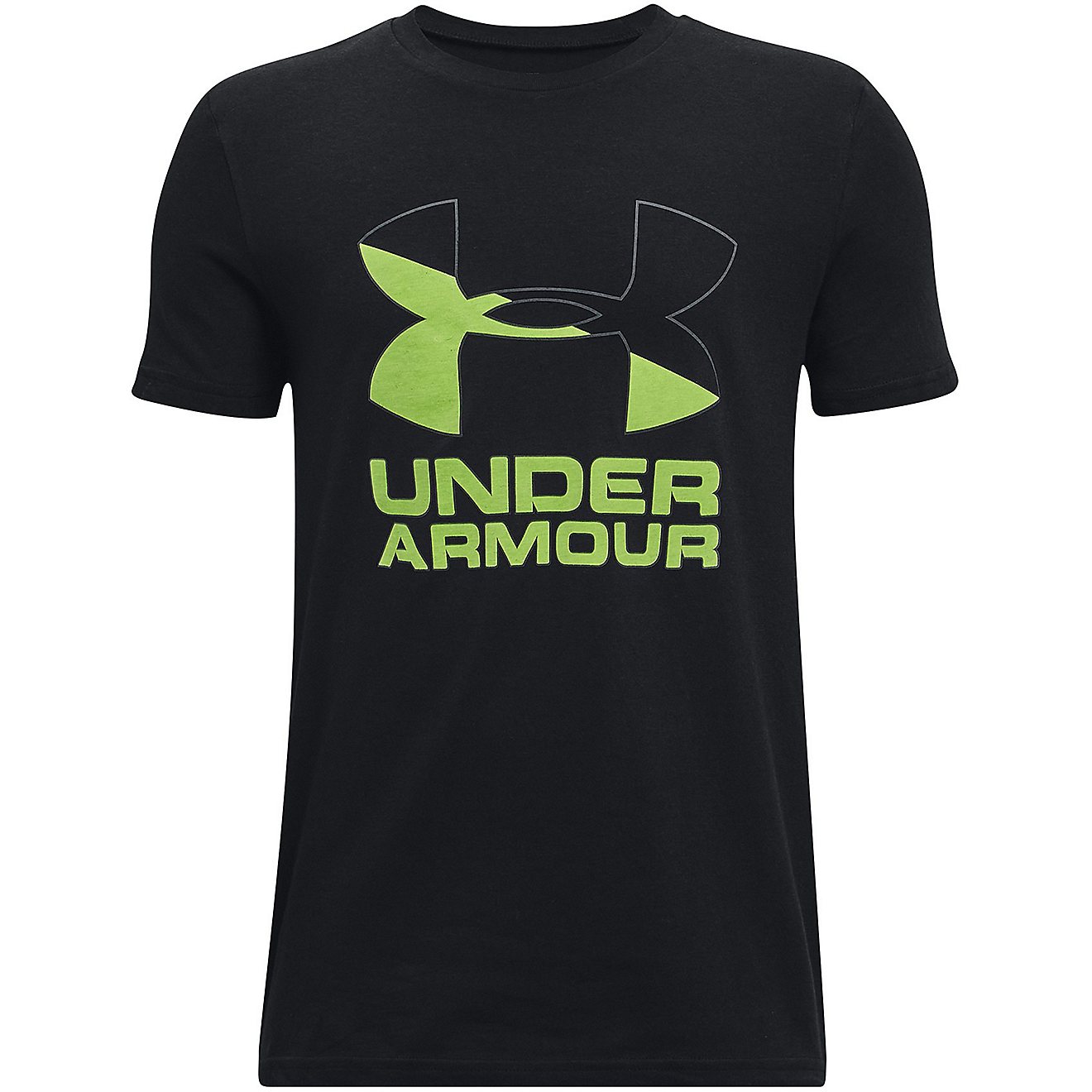 Under Armour Boys' Half Big Logo Lockup Short Sleeve T-Shirt                                                                     - view number 1