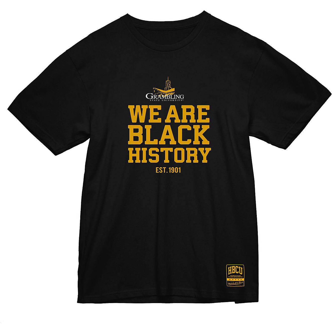 Mitchell & Ness Men's Grambling State University We Are Short Sleeve T-shirt                                                     - view number 1