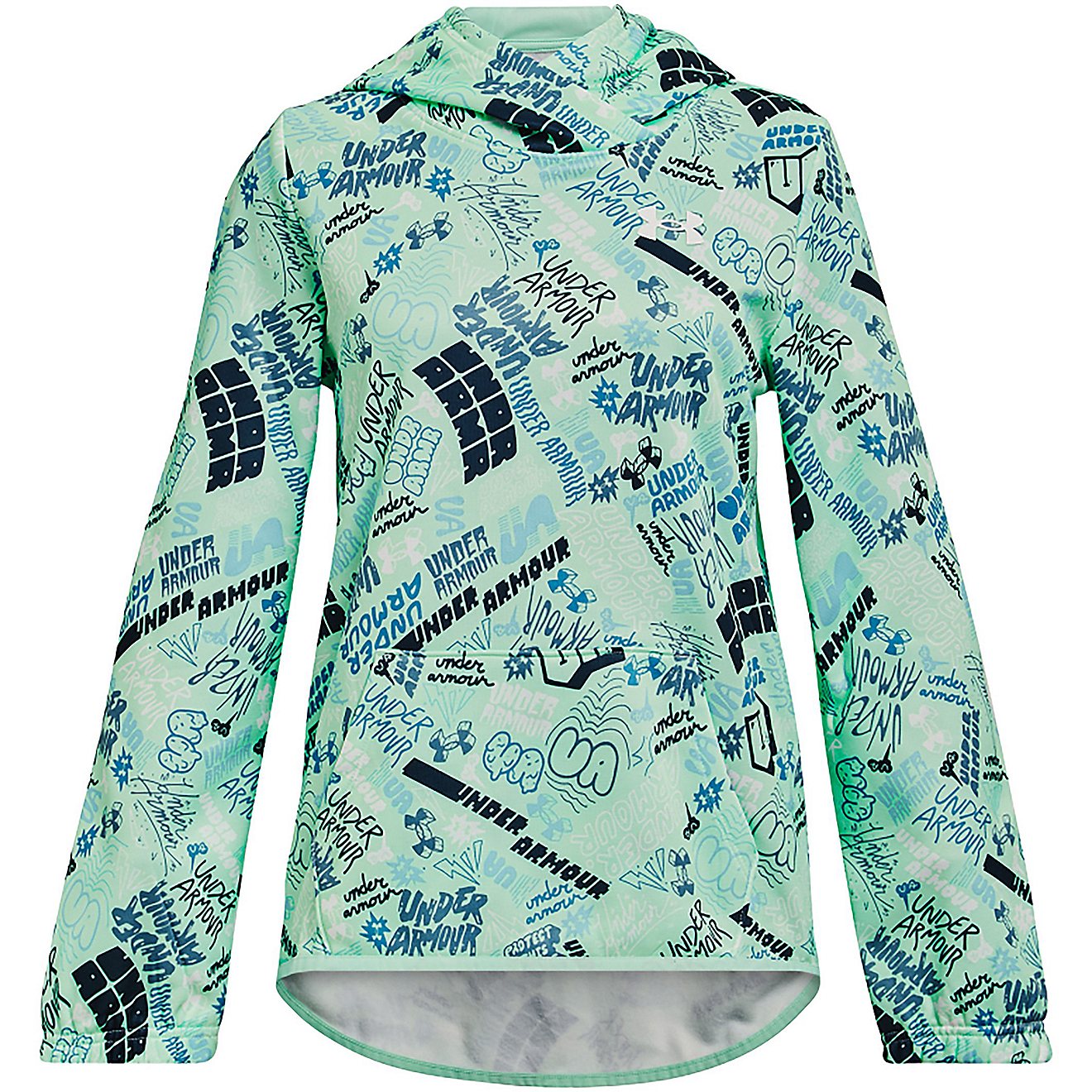 Under Armour Girls' Armour Fleece Printed Hoodie                                                                                 - view number 1
