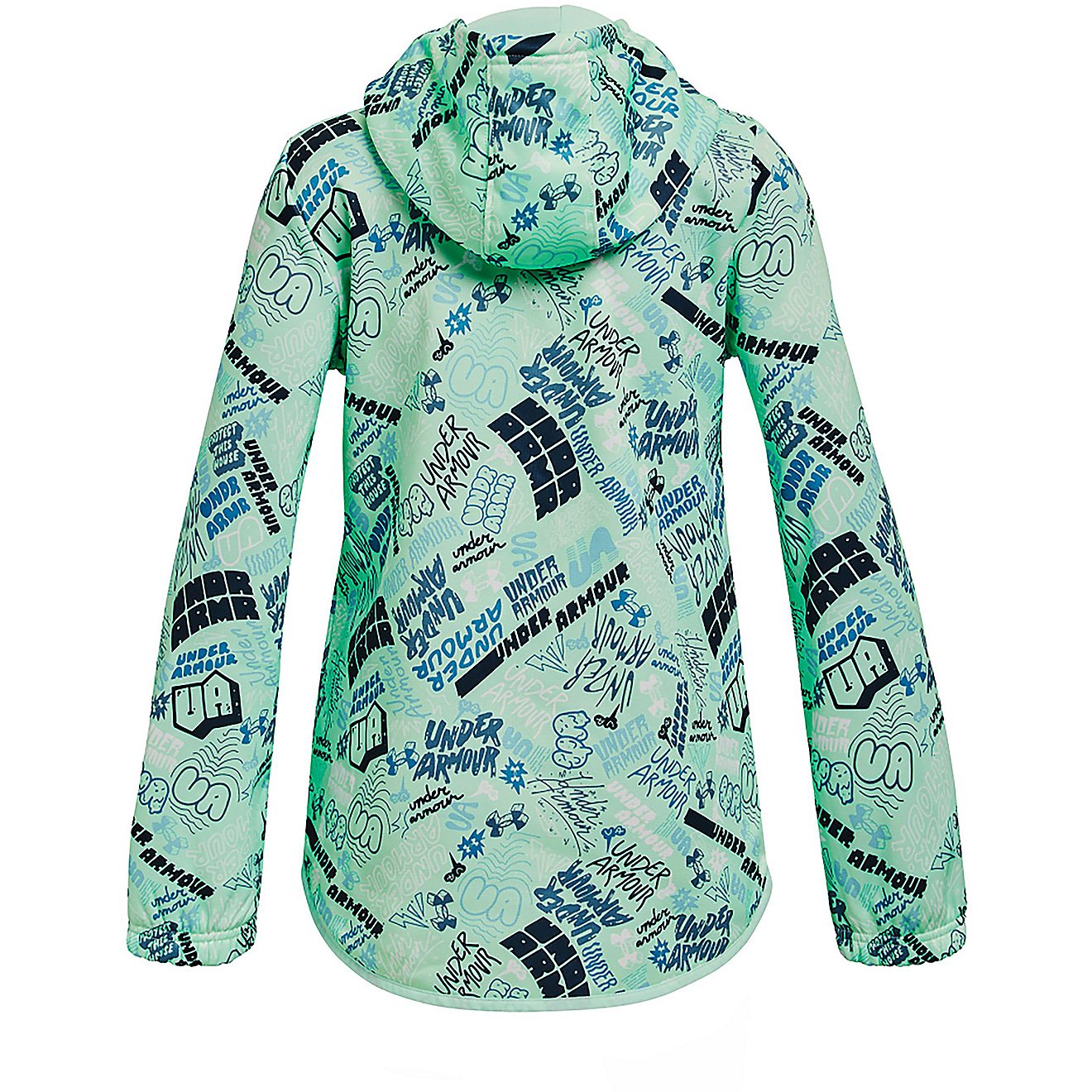 Under Armour Girls' Armour Fleece Printed Hoodie                                                                                 - view number 2