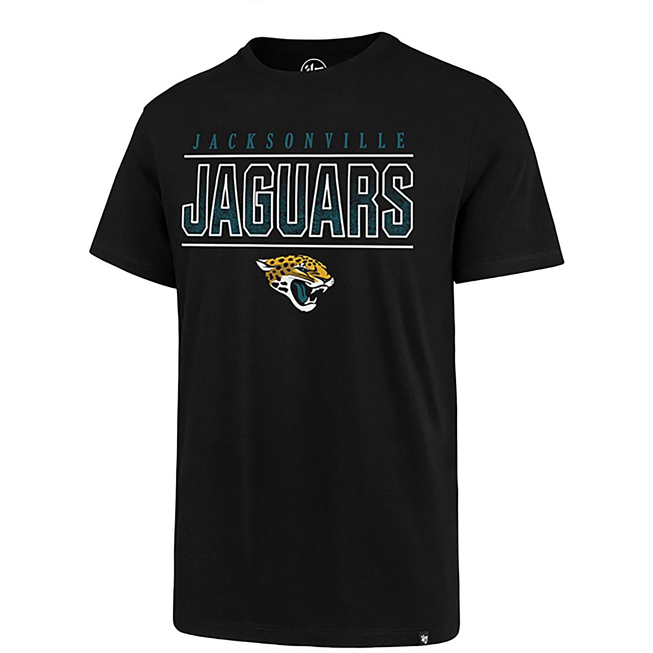 '47 Men's Jacksonville Jaguars Fan Up Super Rival Short Sleeve T-shirt                                                           - view number 1