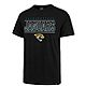 '47 Men's Jacksonville Jaguars Fan Up Super Rival Short Sleeve T-shirt                                                           - view number 1 image