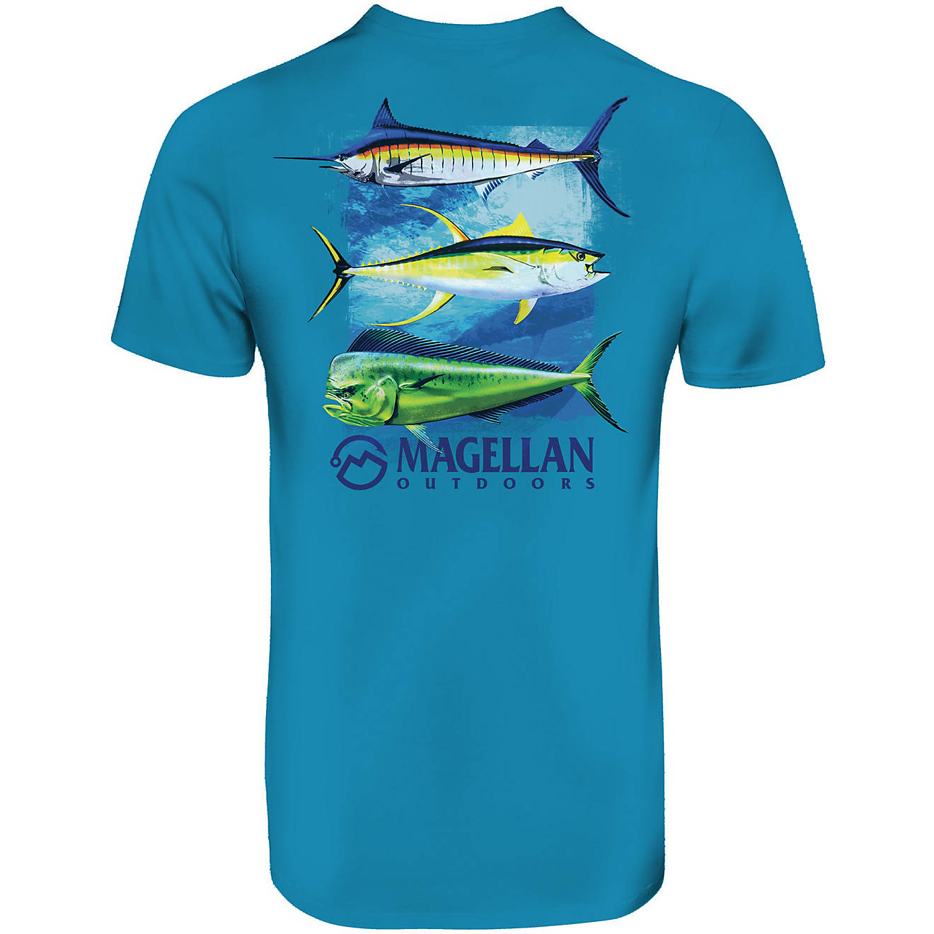 Magellan Outdoors Men's Salt Trio Graphic Short Sleeve T-shirt                                                                   - view number 1