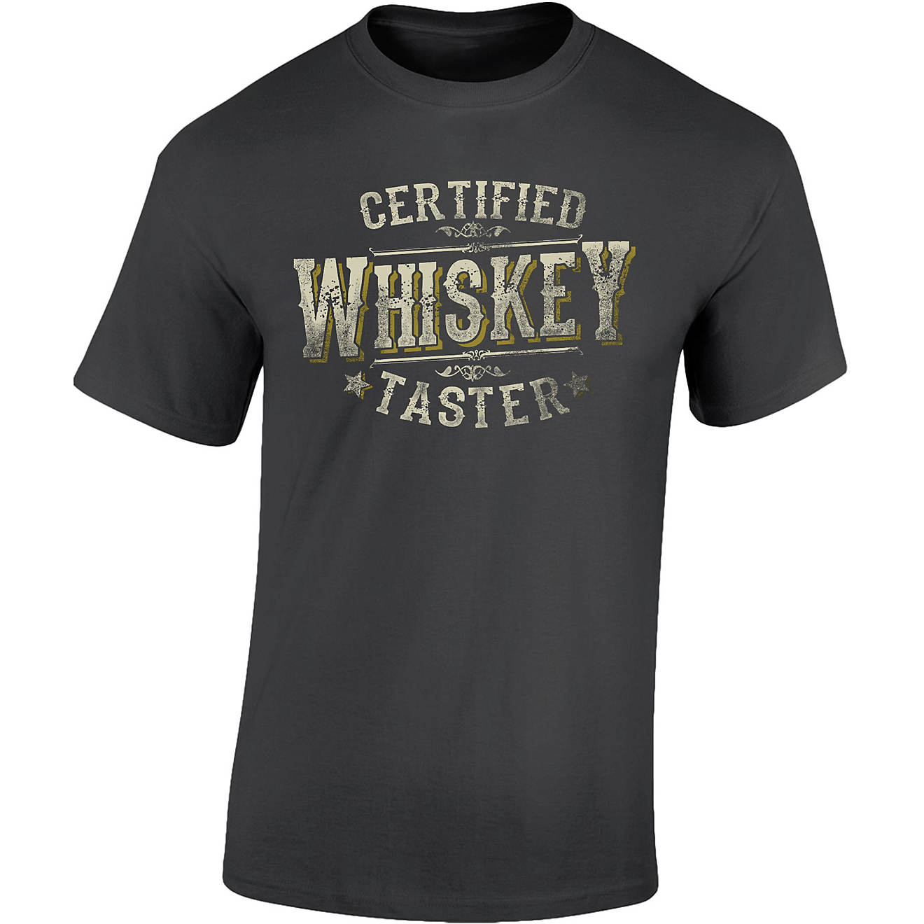 Academy Sports + Outdoors Men's Certified Whiskey Taster T-shirt                                                                 - view number 1
